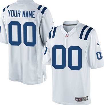 Mens Nike Indianapolis Colts Customized White Limited Jersey