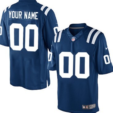 Mens Nike Indianapolis Colts Customized Blue Limited Jersey