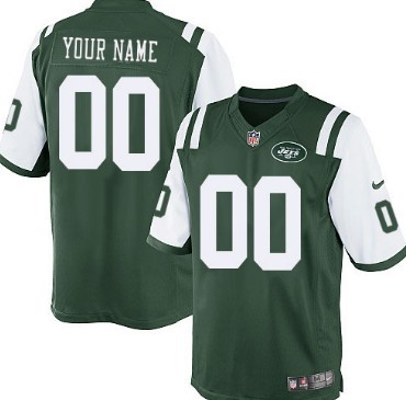 Mens Nike New York Jets Customized Previous Green Limited Jersey