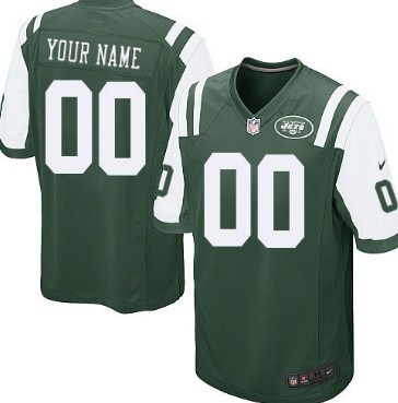Kids Nike New York Jets Customized Green Limited Jersey