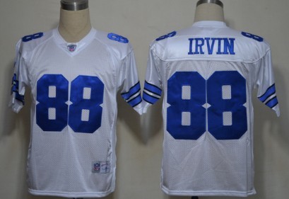 Men's NFL Jersey Legend Style Dallas Cowboys #88 Michael Irvin White
