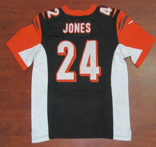 Men's Nike Elite Jersey  Cincinnati Bengals #24 Adam Jones Black 