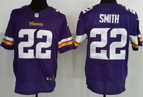 Nik Minnesota Vikings #22 Harrison Smith Purple Nike Elite Football Jersey