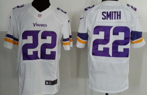 Nik Minnesota Vikings #22 Harrison Smith White Nike Elite Football Jersey