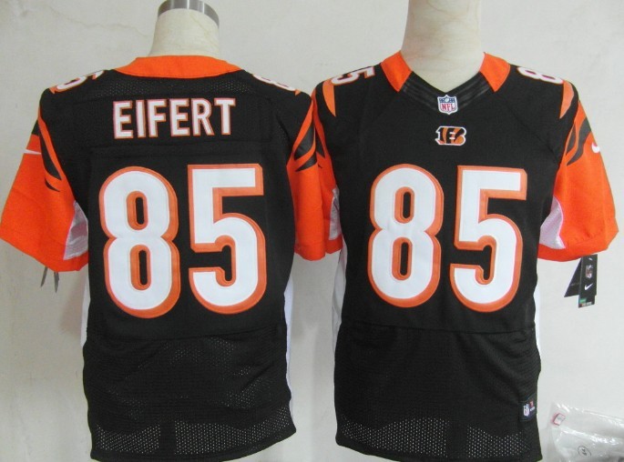 Men's Nike Elite Jersey Cincinnati Bengals #85 Tyler Eifert Black