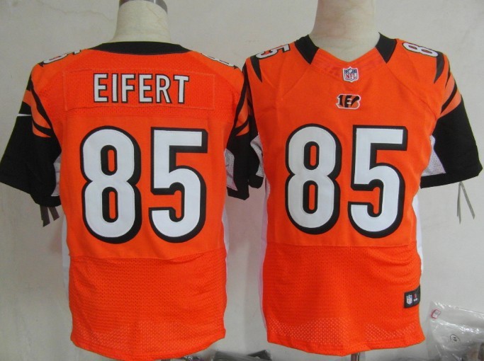 Men's Nike Elite Jersey Cincinnati Bengals #85 Tyler Eifert Orange