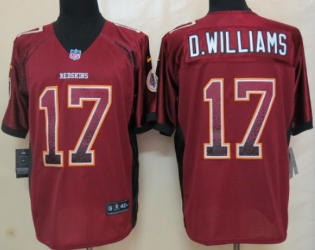 Men's Washington Redskins #17 Doug Williams 2013 Nike Drift Fashion Red Elite Jersey