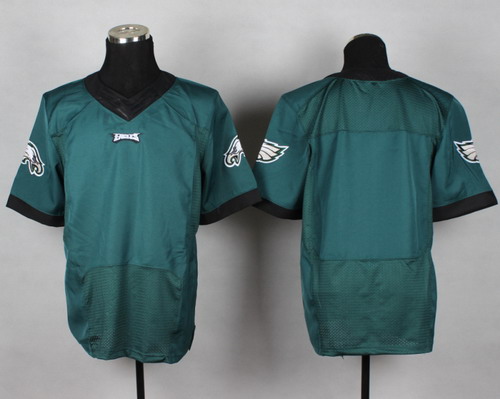 Men's Philadelphia Eagles Blank 2013 Green Nike Elite Jersey