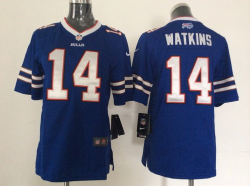 Kid's Buffalo Bills #14 Sammy Watkins 2013 Light Blue Nik Game Jersey