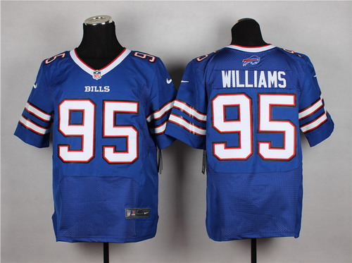 Men's Buffalo Bills #95 Kyle Williams Light Blue ENik lite Jersey