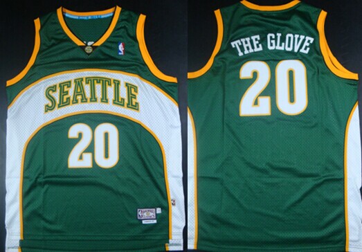 Men's Seattle Supersonics #20 Gary Payton 