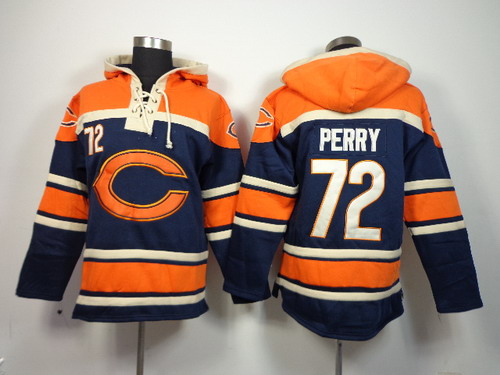 NFLPLAYERS Chicago Bears #72 William Perry Blue Hoody