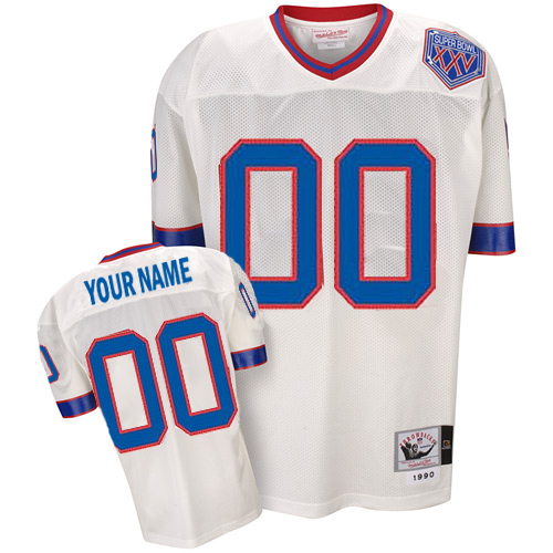 Cheap Buffalo Bills Customized White Throwback Men Jerseys