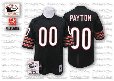 Men's Cheap Chicago Bears Customized Throwback Black Jerseys