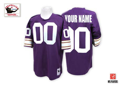 Cheap Minnesota Vikings Customized Purple Throwback Men Jerseys