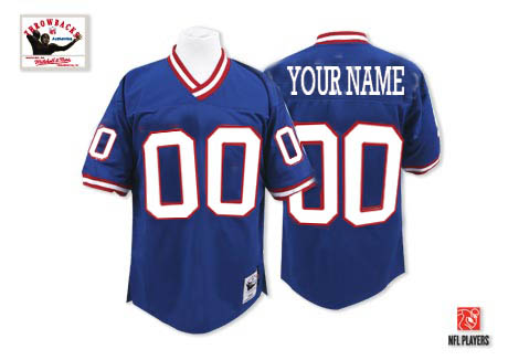 Cheap New York Giants Customized Black Throwback Men Jerseys