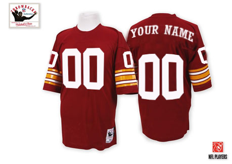 Cheap Washington Redskins Customized Red Throwback Men Jerseys Wholesale