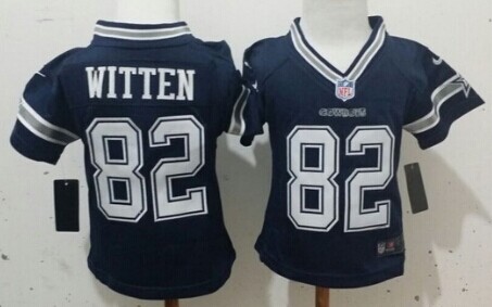Toddler's Dallas Cowboys #82 Jason Witten Blue Nik Football Jersey