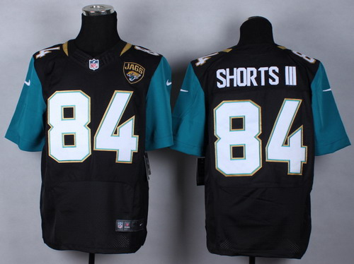 Men's Jacksonville Jaguars #84 Cecil Shorts III 2013 Black Nik Elite Jersey