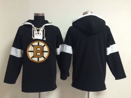 Old Time Hockey Boston Bruins Blank Pullover Hoody -2014 Black