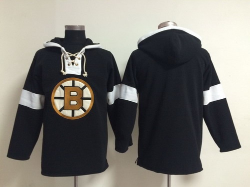 Old Time Hockey Boston Bruins Blank Pullover Hoody -2014 Black