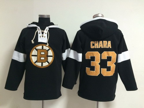 Old Time Hockey Boston Bruins #33 Zdeno Chara Pullover Hoody -2014 Black