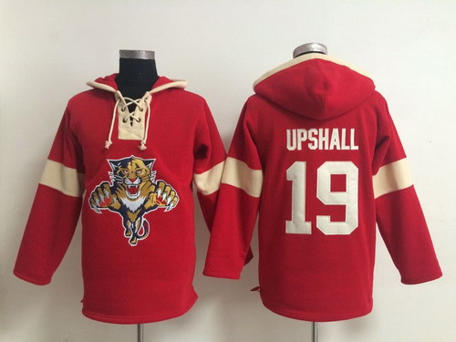 Old Time Hockey Florida Panthers #19 Scottie Upshall Pullover Hoody -2014 Red