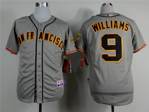 Men's San Francisco Giants #9 Matt Williams Gray Jersey