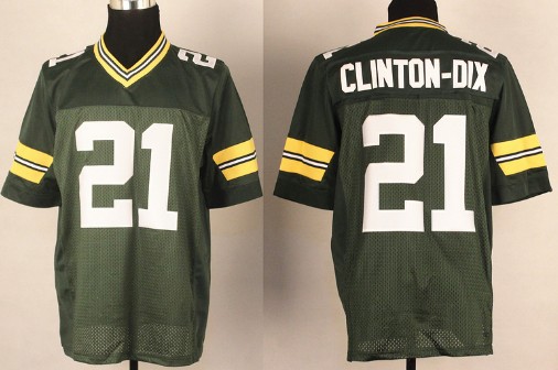 Men's Green Bay Packers #21 Ha Ha Clinton-Dix Green Nik Elite Jersey