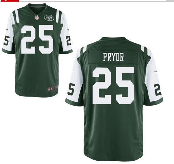 Men's New York Jets #25 Calvin Pryor Green Nik Elite Jersey
