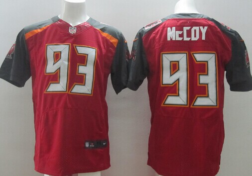 Men's Tampa Bay Buccaneers #93 Gerald McCoy 2014 Red Nik Elite Jersey