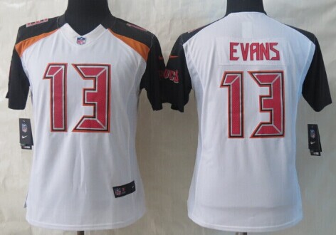 Nik Tampa Bay Buccaneers #13 Mike Evans 2014 White Limited Womens Jersey