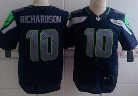 Men's Seattle Seahawks #10 Paul Richardson Blue  Nik Elite Jersey