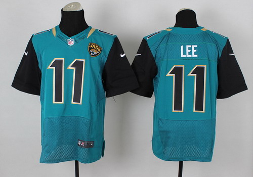 Men's Jacksonville Jaguars #11 Marqise Lee 2013 Green Nik Elite Jersey