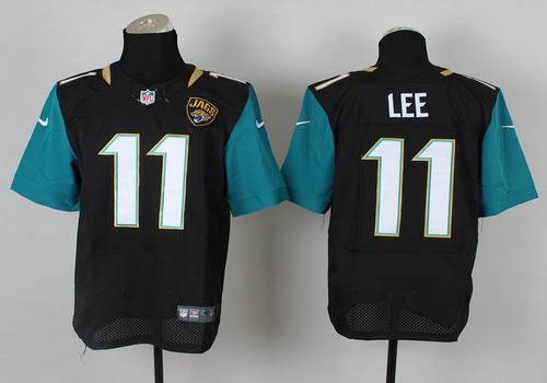 Men's Jacksonville Jaguars #11 Marqise Lee 2013 Black Nik Elite Jersey