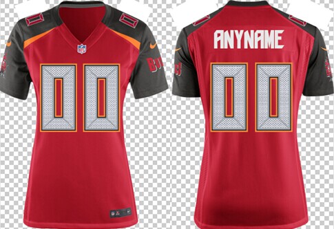 Women's Nik Tampa Bay Buccaneers Customized 2014 Red Limited Jersey