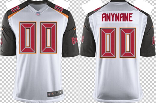 Women's Nik Tampa Bay Buccaneers Customized 2014 White Limited Jersey