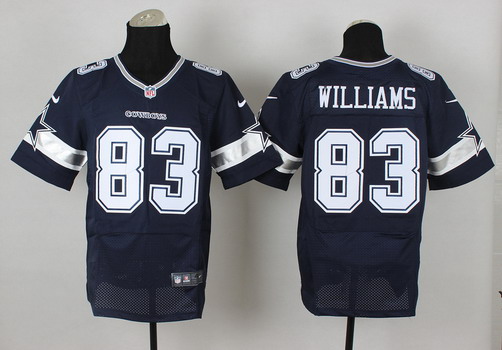 Men's Dallas Cowboys #83 Terrance Williams Blue Nik Elite Jersey