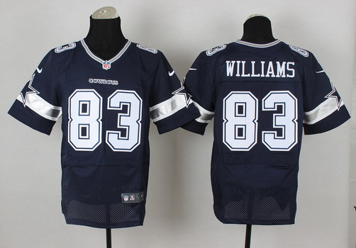 Men's Dallas Cowboys #83 Terrance Williams Blue Nik Elite Jersey