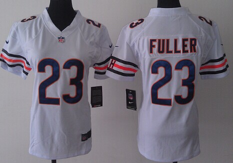 Women's Chicago Bears #23 Kyle Fuller White  Nik Limited Jersey