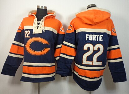 NFLPLAYERS Chicago Bears #22 Matt Forte Blue hoody