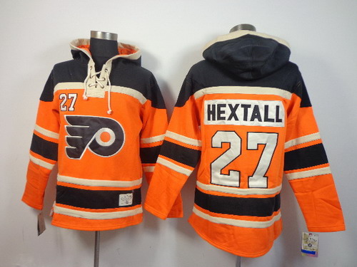 Philadelphia Flyers #27 Ron Hextall 2012 Winter Classic Orange Hoody