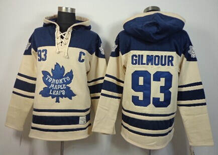 Toronto Maple Leafs #93 Doug Gilmour Cream Hoody