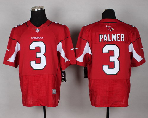 Men's Arizona Cardinals #3 Carson Palmer Red Nik Elite Jersey