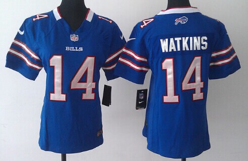 Women's Buffalo Bills #14 Sammy Watkins Light Blue Nik Limited Jersey