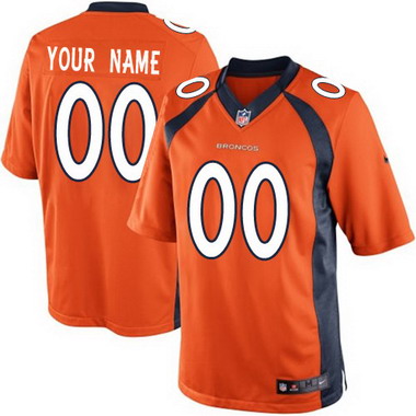 Kids' Nike Denver Broncos Customized 2013 Orange Game Jersey