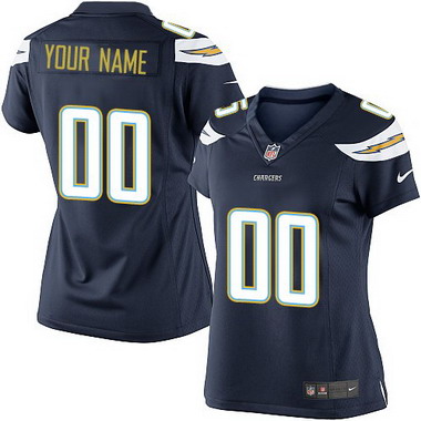 Women's Nike San Diego Chargers Customized 2013 Navy Blue Limited Jersey