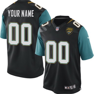 Men's Nike Jacksonville Jaguars Customized Nike Black Limited Jersey