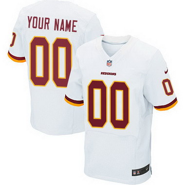 Men's Nike Washington Football Team Customized 2013 White Elite Jersey