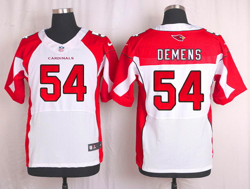 Men's Arizona Cardinals #54 Kenny Demens White Road NFL Nike Elite Jersey
